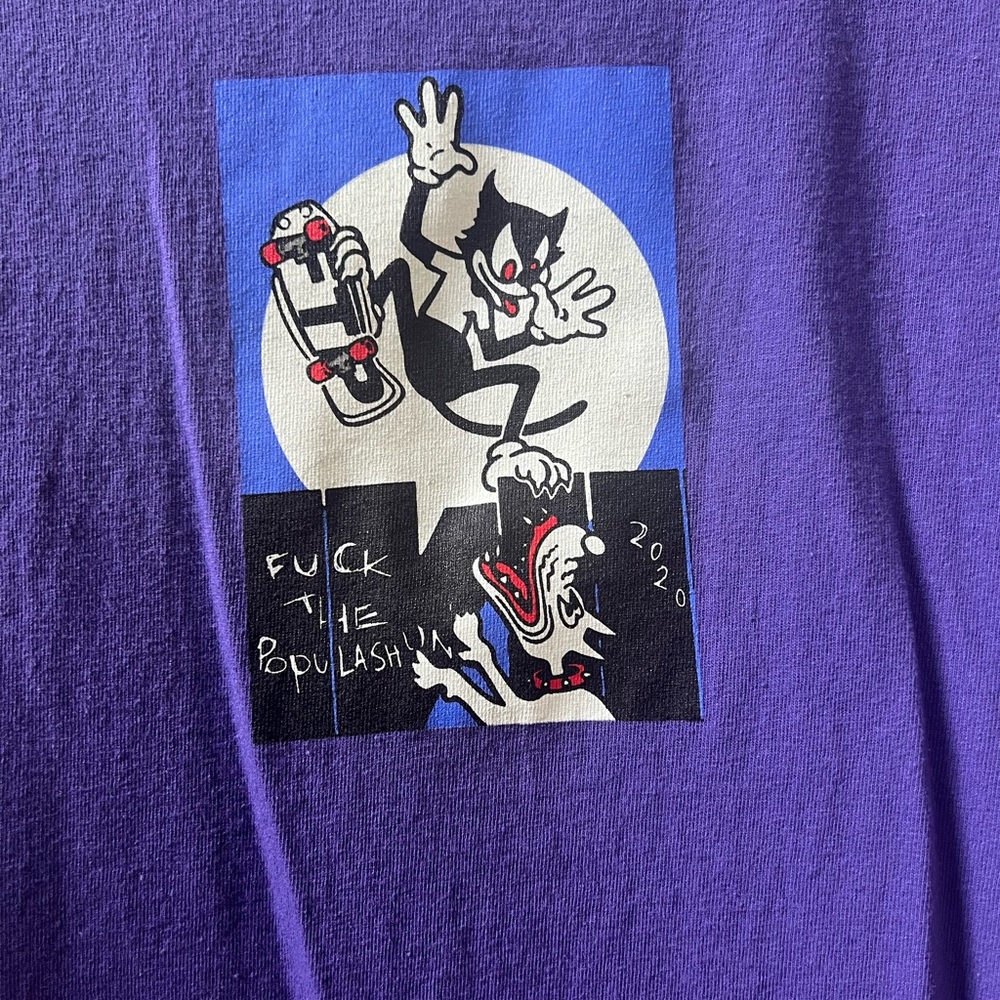 FTP purple graphic tee